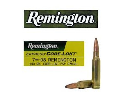 7mm-08 Rem Remington Core Lokt/140Gr 